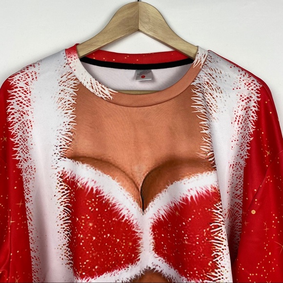 Ugly Christmas Pullover Sweatshirt 3D Printed 2XL - Picture 2 of 9